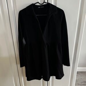 Zara Classic Black Blouse